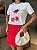 T-SHIRT DTF CEREJA LISTRAS - OFF WHITE - Imagem 3