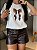 T-SHIRT DTF LAÇO MARROM - OFF WHITE - Imagem 3