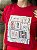 T-SHIRT DTF MOSAICO FUNDO DO MAR - VERMELHO - Imagem 2