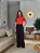 T-SHIRT GOLA ALTA LISA - LARANJA MOMENT - Imagem 7