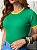 T-SHIRT CANELADA BICOLOR - VERDE BANDEIRA - Imagem 2