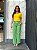 T-SHIRT CANELADA BICOLOR - AMARELO - Imagem 4