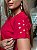 T-SHIRT CORAÇÕES BORDADO NA MANGA - VERMELHO - Imagem 2