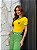 T-SHIRT DTF CANELADA ESCUDO CBF VERDE - AMARELO - Imagem 1