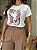 T-SHIRT DTF GUCCI BORBOLETAS PRECIOSAS - BRANCO - Imagem 3