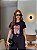 T-SHIRT DTF GUCCI LAÇO FLORAL - PRETO - Imagem 1