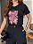 T-SHIRT DTF GUCCI LAÇO FLORAL - PRETO - Imagem 2