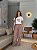 T-SHIRT DTF LARANJA E BORBOLETAS - OFF WHITE - Imagem 4