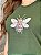 T-SHIRT DTF ABELHA RAINHA - VERDE MILITAR - Imagem 2