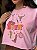 CROPPED OVERSIZED DTF HOWDY CHAPEU - ROSA CLARO - Imagem 2