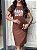 VESTIDO DRESS DTF CHAPEU,BOTA E CAVALO - MARROM - Imagem 3