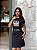 VESTIDO DRESS DTF CACTOS E GIRASSOIS - PRETO - Imagem 1