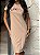 VESTIDO DRESS DTF CAVALOS E FLORES - BEGE DUNAS - Imagem 3