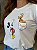 T-SHIRT DTF PATETA E MICKEY - BRANCO - Imagem 2