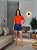 T-SHIRT GOLA ALTA LISA - LARANJA - Imagem 4