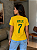 T-SHIRT DTF BRASIL VINI JR. 7 - AMARELO - Imagem 2