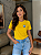 T-SHIRT DTF BRASIL VINI JR. 7 - AMARELO - Imagem 1