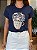 T-SHIRT DTF XÍCARA DE FLORES - AZUL MARINHO - Imagem 3