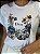 T-SHIRT DTF DIOR FOR AZUL - BRANCO - Imagem 3