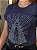 T-SHIRT DTF NOSSA SENHORA STRASS PRATA - AZUL MARINHO - Imagem 2