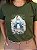 T-SHIRT DTF NOSSA SENHORA ILUMINADA - VERDE MILITAR - Imagem 2