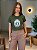 T-SHIRT DTF NOSSA SENHORA ILUMINADA - VERDE MILITAR - Imagem 1