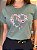 T-SHIRT DTF TERÇO FLORAL - VERDE ELEMENTARY - Imagem 2