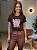 T-SHIRT DTF BEAUTIFUL BUTTERFLY - MARROM EXPRESSO - Imagem 1