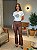 T-SHIRT DTF CHAPEU E FLORES - OFF WHITE - Imagem 4