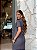 VESTIDO MAITÊ LISO DE ALGODÃO COM BOLSO - CINZA ARDOSIA - Imagem 2
