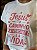 T-SHIRT DTF JESUS É CAMINHO A VERDADE E A VIDA - OFF WHITE - Imagem 2