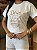 T-SHIRT DTF DEUS CUIDA DE CADA DETALHE - OFF WHITE - Imagem 3