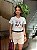 T-SHIRT DTF CHERRIES SWEET & JUICY - OFF WHITE - Imagem 1