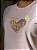 T-SHIRT BORDADA SEMPRE FOI DEUS - ROSA ROMANTIC - Imagem 2