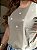 T-SHIRT BORDADA MARGARIDAS - VERDE DUSKY - Imagem 2