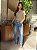 T-SHIRT BORDADA MARGARIDAS - VERDE DUSKY - Imagem 4