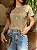 T-SHIRT BORDADA MARGARIDAS - VERDE DUSKY - Imagem 3
