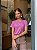 T-SHIRT BORDADA CORAÇÕEZINHOS - ROXO MAGIC - Imagem 1