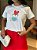 T-SHIRT DTF CARANGUEJO CORAÇÃO - OFF WHITE - Imagem 4