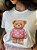 T-SHIRT DTF URSO LOUIS VUITTON - OFF WHITE - Imagem 2