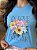 T-SHIRT DTF IN LOVE FOREVER - AZUL JEANS - Imagem 2