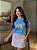 T-SHIRT DTF IN LOVE FOREVER - AZUL JEANS - Imagem 1