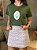 T-SHIRT DTF TULIPA ROSA - VERDE MILITAR - Imagem 2