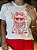 T-SHIRT DTF BUFALO ÓCULOS CORAÇÃO - OFF WHITE - Imagem 2