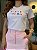T-SHIRT DTF FORTE & CORAJOSA - ROSA ROMANTIC - Imagem 3