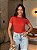 T-SHIRT CANELADA - LARANJA ORNAMENTAL - Imagem 1