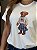 T-SHIRT DTF URSA AMERICANA - OFF WHITE - Imagem 2