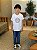 T-SHIRT INFANTIL DTF COPIA AUTENTICADA DO PAPAI - BRANCO - Imagem 3