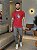 CAMISETA MASCULINA DTF CAPITÃO AMERICA - VERMELHO - Imagem 3