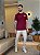 CAMISETA MASCULINA DTF ESCUDO FLUMINENSE - BORDO - Imagem 3